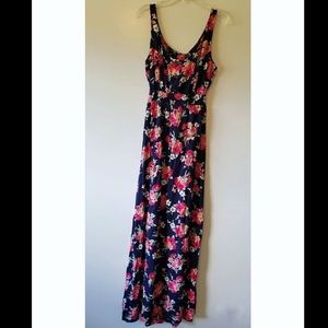 Cotton floral maxi